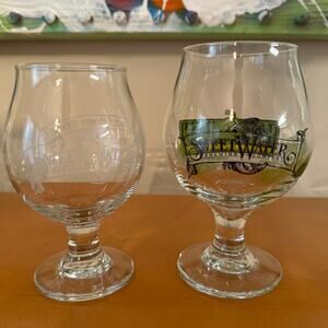 Sweetwater Brewing Vintage Wine Beer Glass (2) 20 Years of Heady Beers Hop Hash